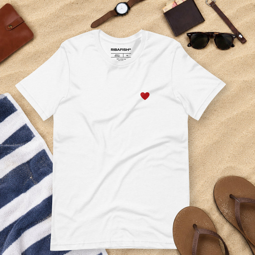 Heart / Unisex t-shirt / White