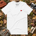 Heart / Unisex t-shirt / Solid White Blend