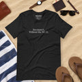 Reconnect. Without the Wi-Fi. / Unisex t-shirt / Black