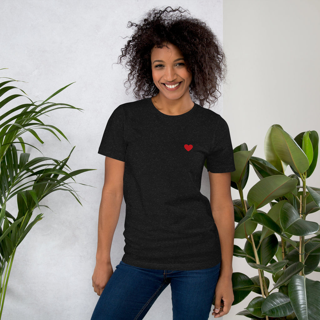 Heart / Unisex t-shirt / Black