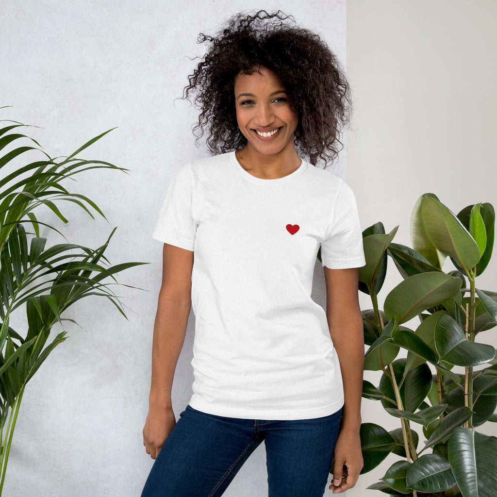 Heart / Unisex t-shirt / White