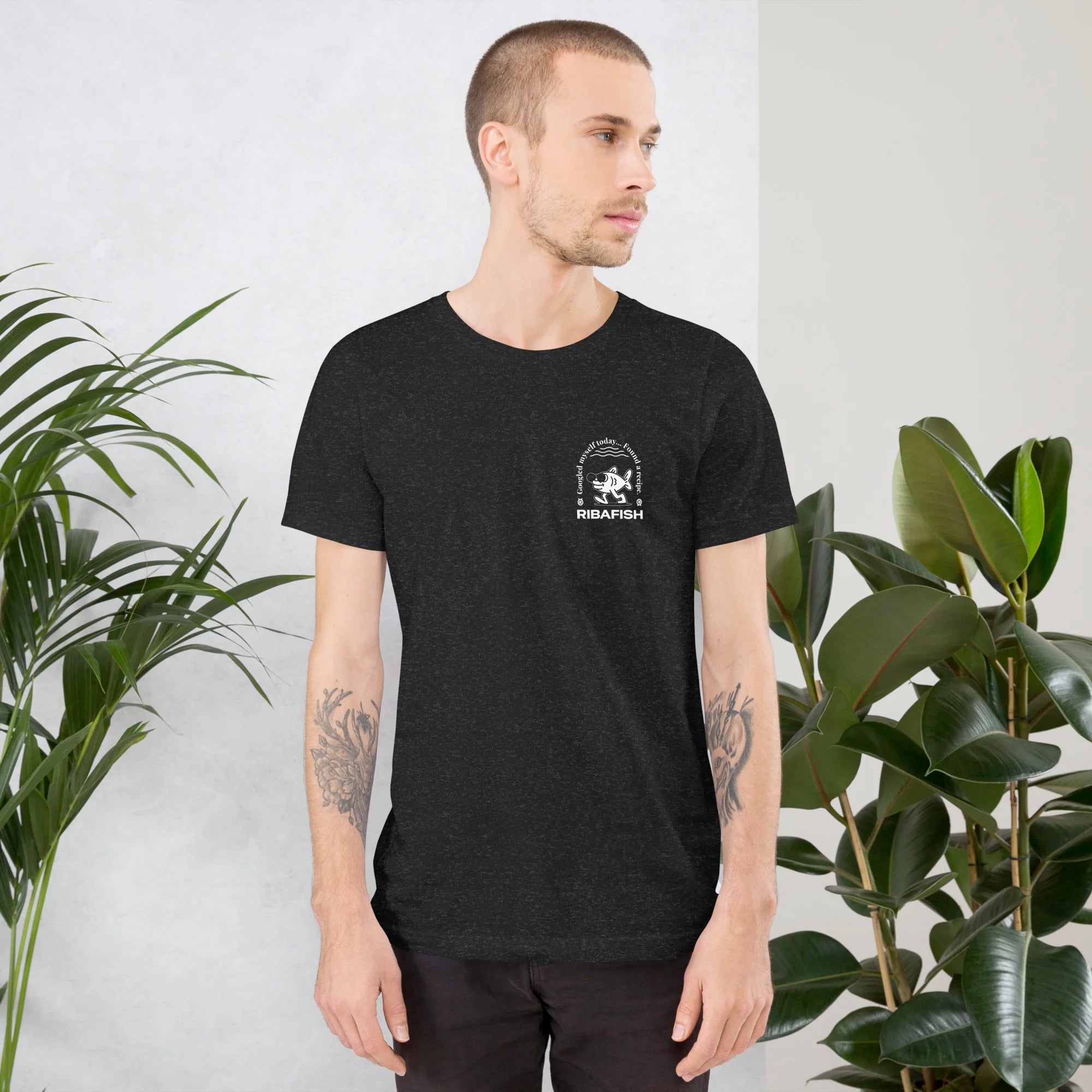 Googled myself today… Found a recipe. / Unisex t-shirt / Black Heather
